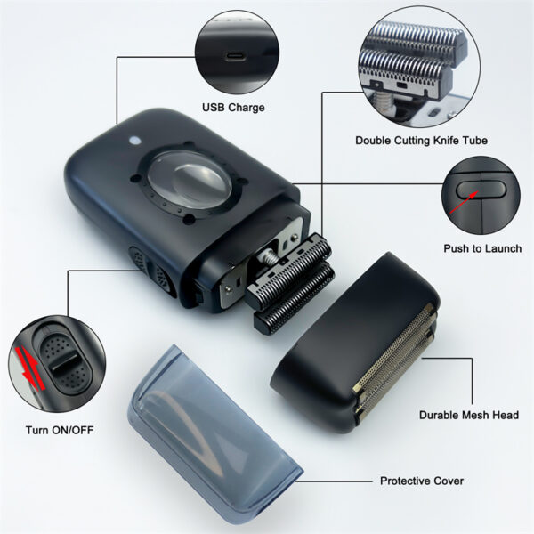 Professional barber shaver