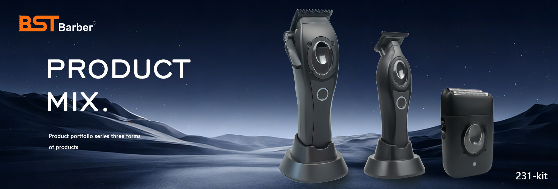 Professional barber shaver